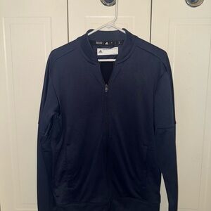 Adidas Men's Navy Blue Full Zip Golf Jacket
